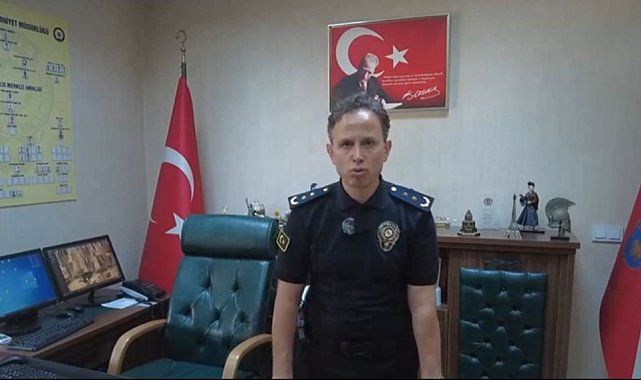 Emniyet müdürü gurbetçi vatandaşları videolu mesajla uyardı