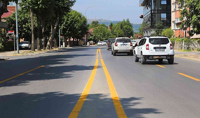 En yoğun şekilde kullanılan caddeler yeni görünümüne kavuştu