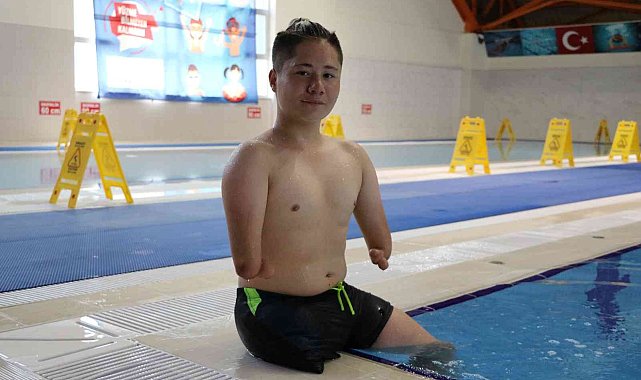 Engelleri kulaçla aşan Muhammet Enes, 6 stilde 6 altın madalya kazandı