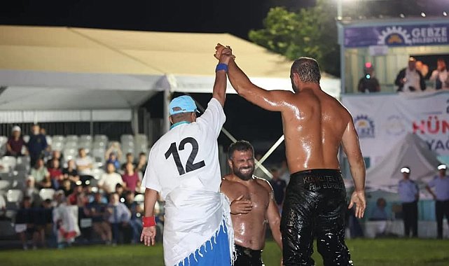 Er meydanında şampiyon, Başpehlivan Ali Gürbüz oldu