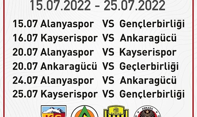 Erciyes&#039;te 4&#039;lü futbol turnuvası