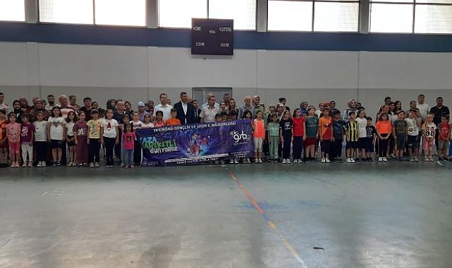 Ergene&#039;de yaz dönemi spor kursları başladı