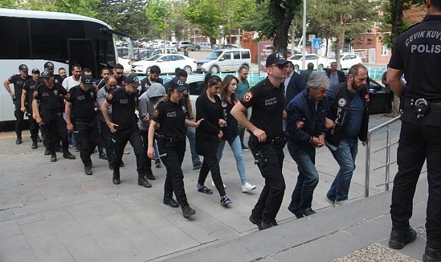 Erzurum&#039;da &#039;Torba Patlatma Operasyonu&#039;nda 8 şüpheli tutuklandı