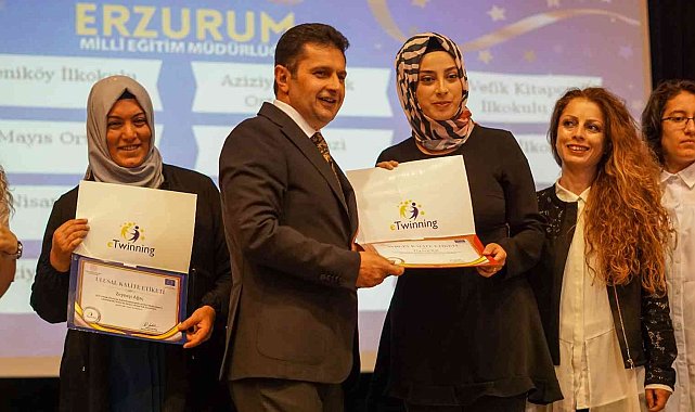 Erzurum'dan 'eTwinning Kalite Etiketi Ödüllerinde' rekor artış