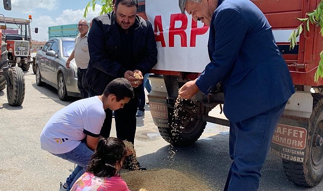 Eskişehir'de yılın ilk arpası borsada