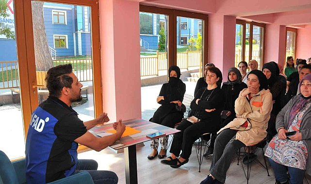 Ev hanımlarına afet eğitimi