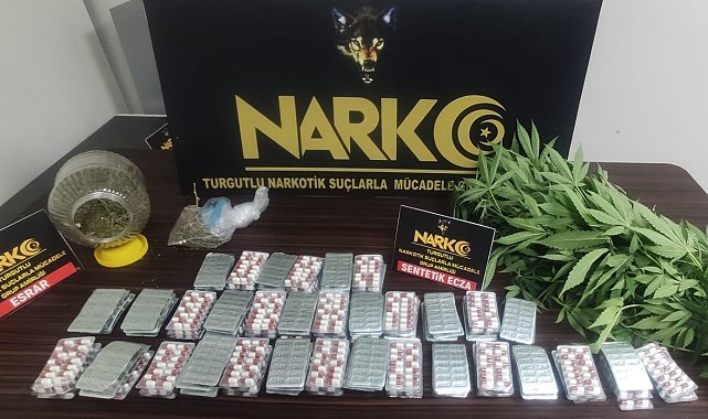 Evinde uyuşturucu maddelerle yakalanan şahıs gözaltına alındı