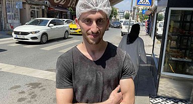 Fatih'te havaya uçtuğu kazadan 1 saat sonra işine geri döndü