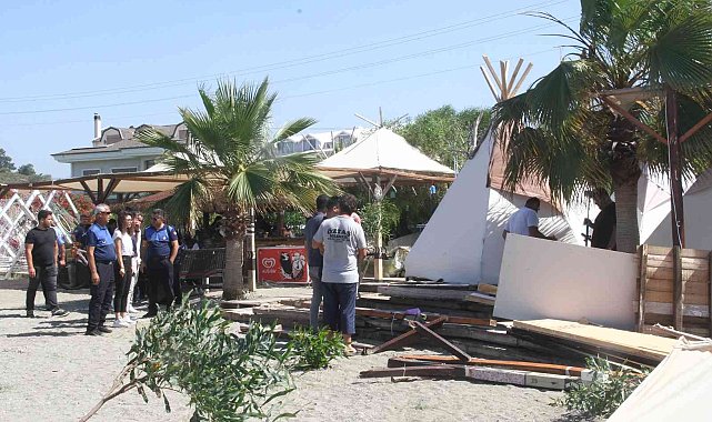 Fethiye&#039;de imara aykırı yapıların yıkımına başlandı