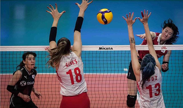 FIVB Milletler Ligi: Türkiye: 3 - Güney Kore: 1