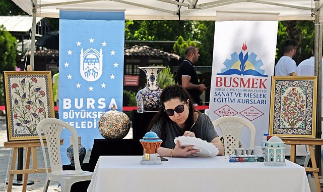 Gastrofest'te ipek ve çini tanıtıldı