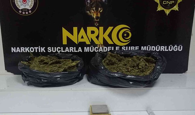 Gaziantep'te 9 kilo esrar ele geçirildi