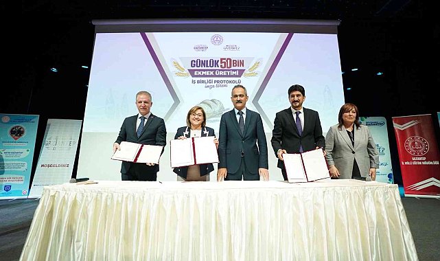 Gaziantep&#039;te meslek liseleri halk ekmek üretecek