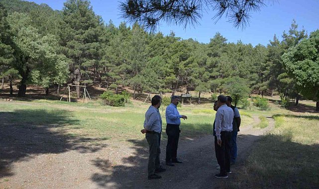 Gediz&#039;de piknik alanı yeniden düzenleniyor