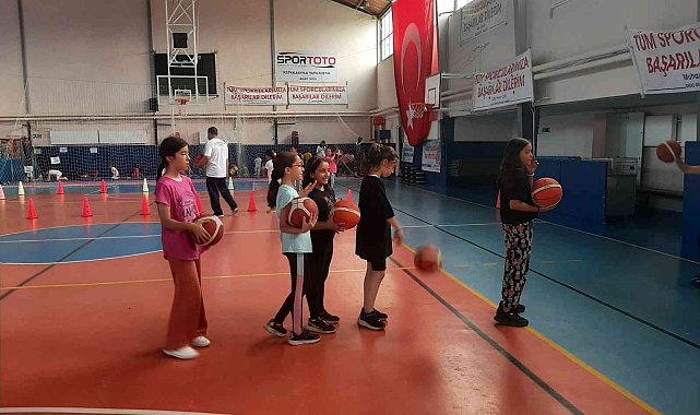 Gediz&#039;de yaz spor okulları başladı