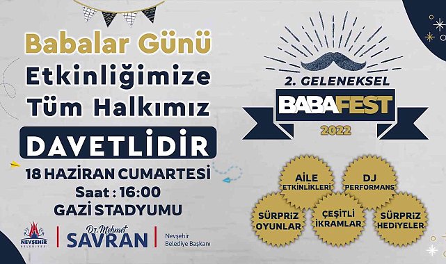 Geleneksel '2. babafest' 18 Haziran Cumartesi günü yapılacak