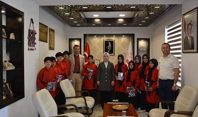 Genç sporcular Kaymakam Baytak tarafından ödüllendirildi