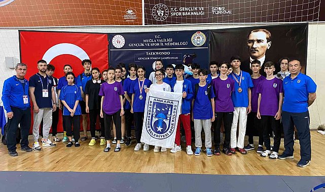 Gençler Türkiye Taekwondo Şampiyonası'nda Ankara'ya 5 madalya