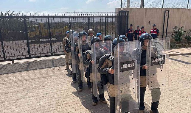 Geri Gönderme Merkezinde firar, isyan yangın tatbikatı yapıldı