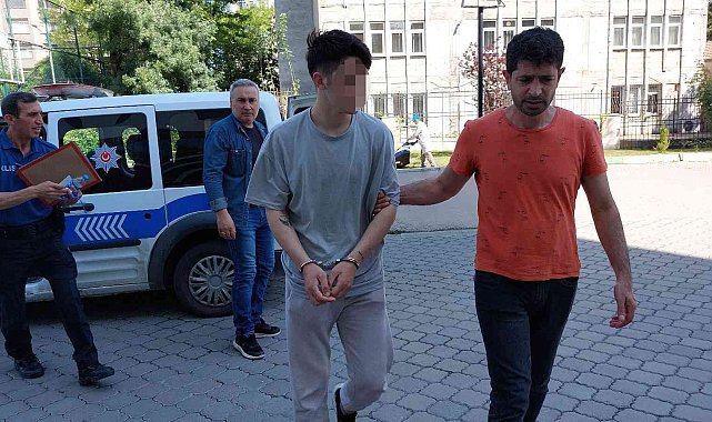 Girdiği evdeki kombiyi çalan genç tutuklandı