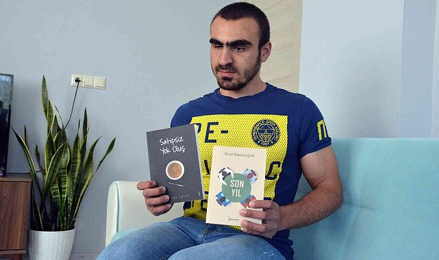 Göremediği dünyayı 104 sayfaya sığdırdı