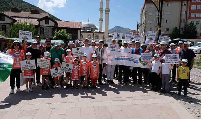 Gümüşhane'de '81 İlde 81 Milyar Adım' yürüyüşü yapıldı