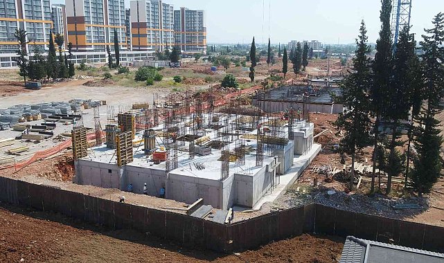 Güneş Mahallesi'ndeki kentsel dönüşümde bloklar yükseliyor