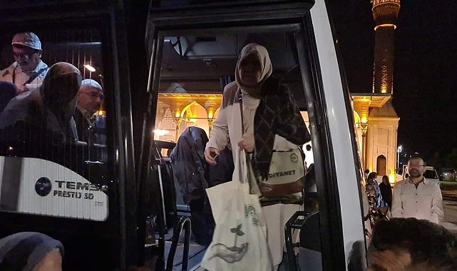 Hacı adayları uğurlandı