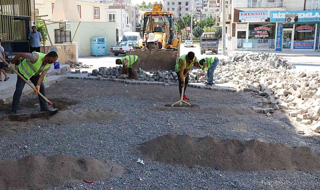 Haliliye sokakları yenileniyor