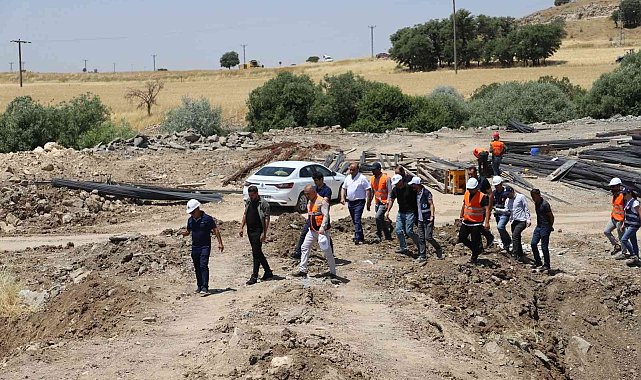Hani ilçesinde atıksu arıtma tesisinde çalışmalar devam ediyor