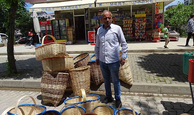 Hasat öncesi fındık sepetleri satışları başladı