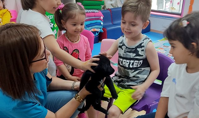 Hayvan sevgisi ile büyüyorlar