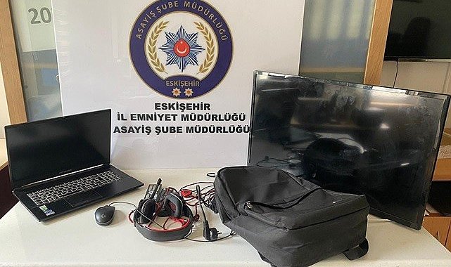 Hırsız yakalandı, 20 bin liralık hırsızlık malzemesi sahibine teslim edildi