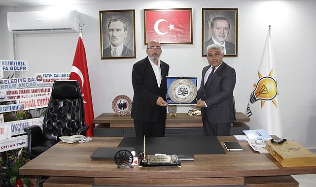 Hisarcık heyetinden Başkan Önsay&#039;a, &quot;Hayırlı olsun&quot; ziyareti