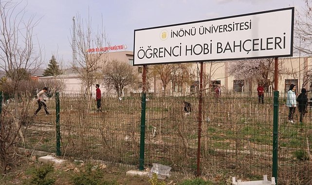 Hobi bahçeleri öğrencilerin hizmetinde
