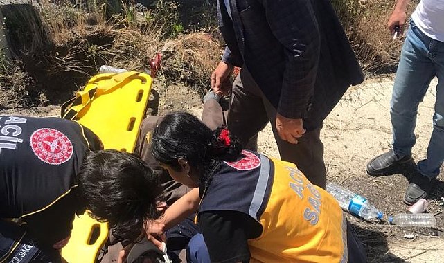 Horasan - Pasinler karayolunda trafik kazası: 2 yaralı