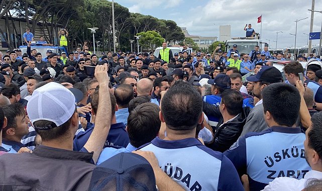 İBB, Üsküdar&#039;da otopark alanını farklı proje için boşalttı, gerginlik yaşandı