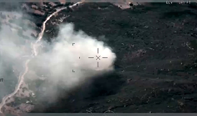 İHA tespit etti, müdahale başladı