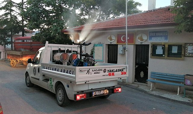 İlaçlama ekipleri 724 saat sokakta