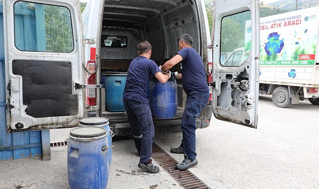 İlkadım&#039;dan 2022&#039;de 2 bin litre atık yağ hedefi