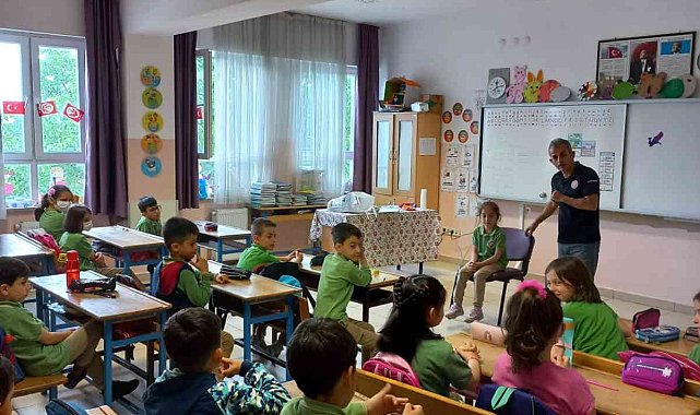 İlkokul öğrencileri çevre dostu okul eğitimi aldı