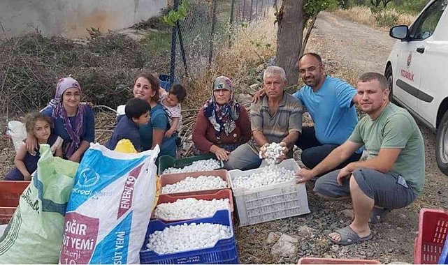 İpekböcekçiliğine destek arttı, üreticinin yüzü güldü