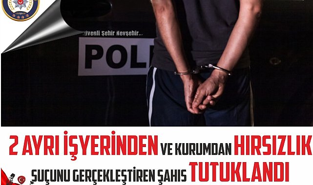 İş yeri faresi polisten kaçamadı