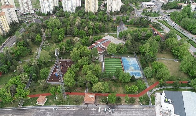 İsa Yusuf Alptekin Parkı yepyeni yüzüyle Belsin'e hizmet etmeye başladı