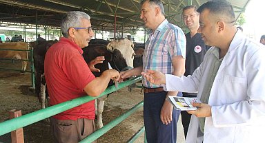 Isparta'da hayvan pazarı ve kesim yerleri denetleniyor