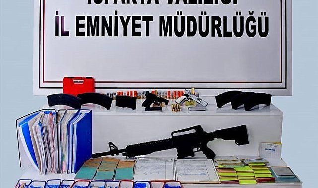 Isparta&#039;da &quot;Dümen&quot; operasyonu: 5 gözaltı