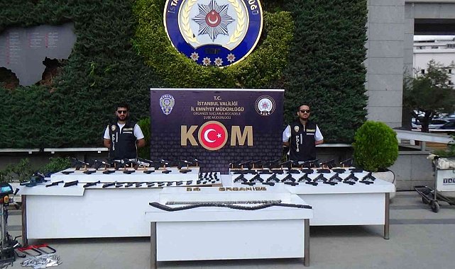 İstanbul'da silah kaçakçılığı operasyonu: 8 gözaltı
