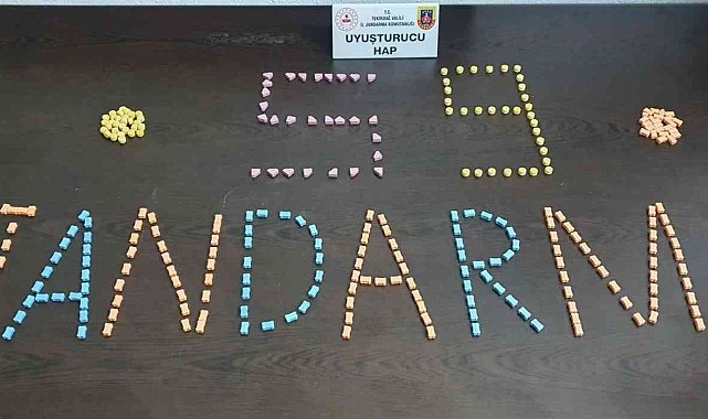 İstanbul'dan Tekirdağ'a gelen şahısta uyuşturucu hap ele geçirildi