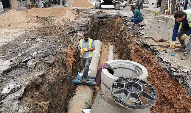 İvrindi altyapı çalışmalarında sona doğru