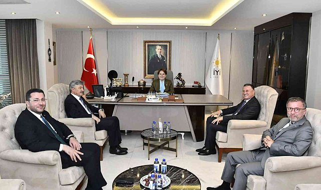 İYİ Parti Genel Başkanı Akşener, Lütfü Savaş'ı kabul etti